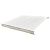 vidaXL Toldo de lona blanco crema 450x300 cm