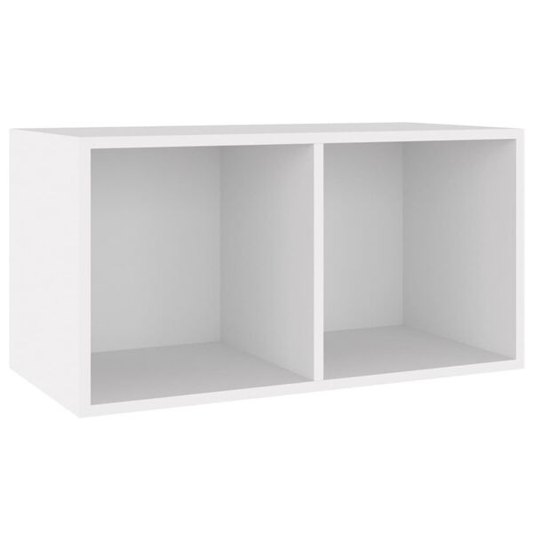 vidaXL Caja para discos de vinilo madera contrachapada 71x34x36 cm