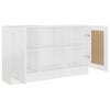 vidaXL Aparador de madera contrachapada blanco 120x30,5x70 cm