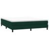 vidaXL Cama box spring sin colch&oacute;n terciopelo verde oscuro 180x210 cm