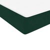 vidaXL Cama box spring con colch&oacute;n terciopelo verde oscuro 100x220 cm