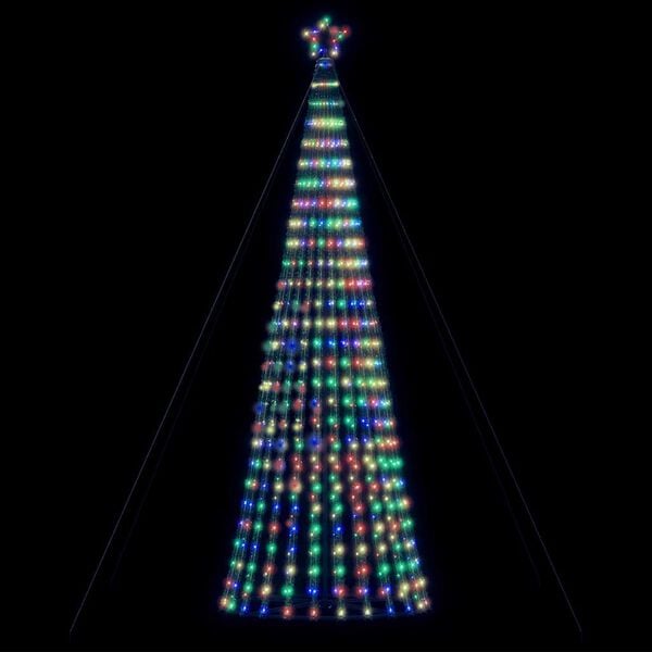 vidaXL Árbol de Navidad LED 1028 LEDs de colores 403 cm