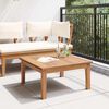 vidaXL Mesa de Jard&iacute;n Marr&oacute;n Madera maciza de Teca