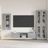 vidaXL Conjunto de mueble de TV con caj&oacute;n FLORIN Gris Sonoma