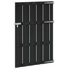 vidaXL Puerta de jard&iacute;n 100 x 150 cm WPC y Aluminio Negro