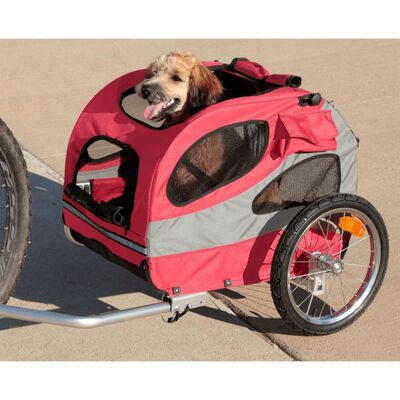 PetSafe Remolque de bicicleta para perros Happy Ride M rojo