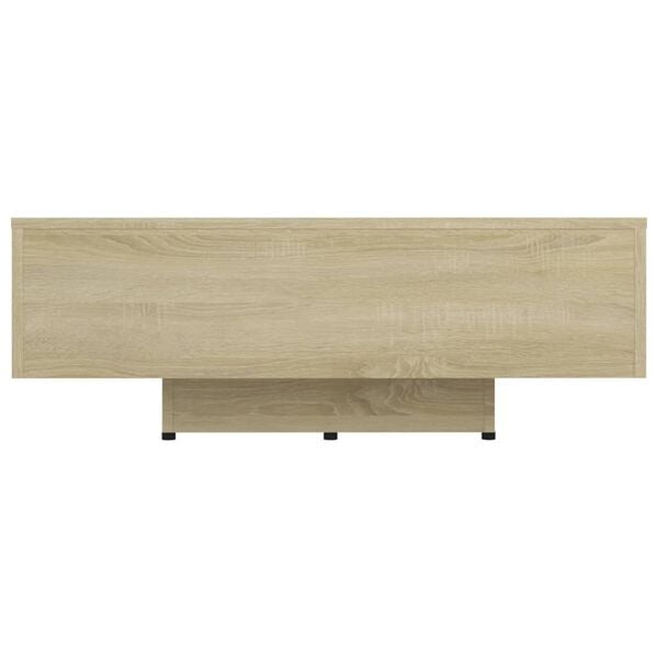 vidaXL Mesa de centro madera contrachapada color roble 85x55x31 cm