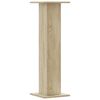 vidaXL Soportes para plantas 2 uds madera roble Sonoma 30x30x95 cm