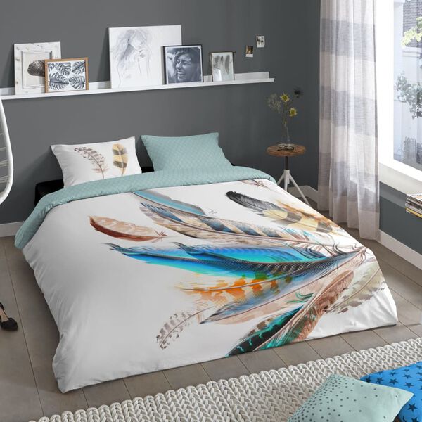Good Morning Funda de edred&oacute;n FEATHER 140x200/220 cm multicolor