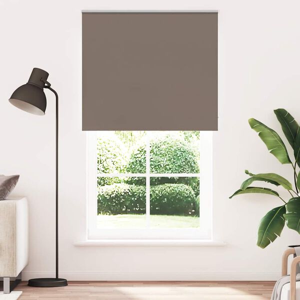 vidaXL Estor Enrollable Opaco Color Caf&eacute; 120x210cm Tela Ancho 116,6cm