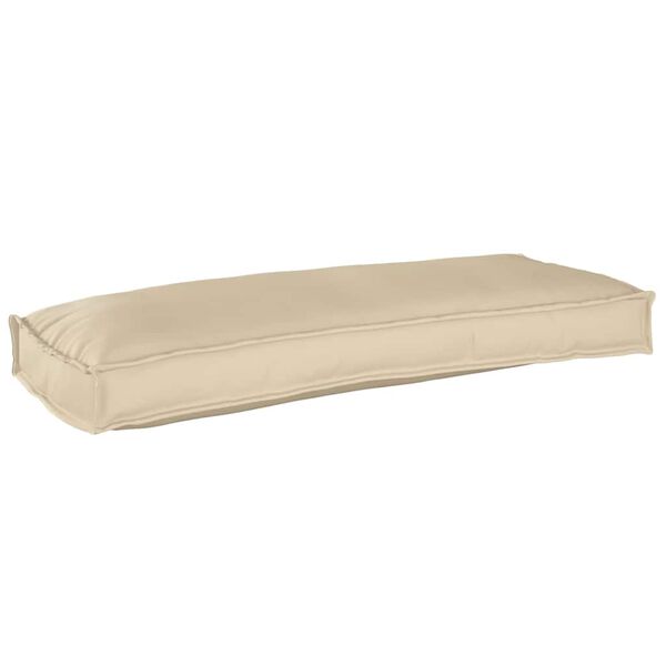 vidaXL Coj&iacute;n Beige 100 x 40 x 8 cm Tela Oxford