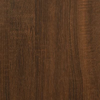 vidaXL Armario madera contrachapada color roble marrón 90x52x200 cm