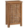 vidaXL Cesta de Lavander&iacute;a Natural Madera de teca maciza