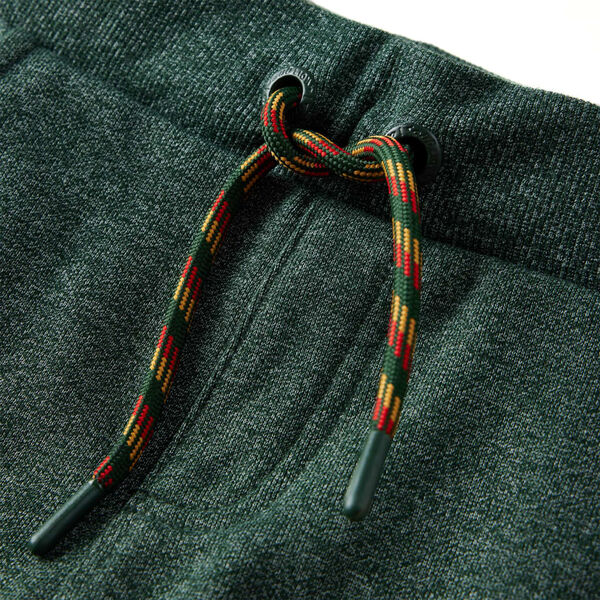 Pantalones de chándal infantiles verde oscuro 92