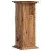 vidaXL Soportes de plantas madera ingenier&iacute;a envejecida 33x33x80 cm