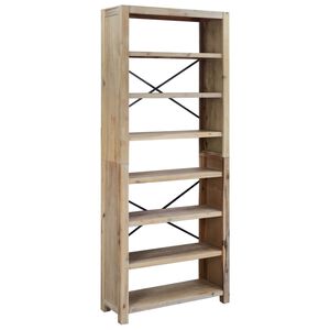 vidaXL Estanter&iacute;a de 7 nieveles madera maciza de acacia 80x30x200 cm