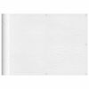 vidaXL Pantalla de balc&oacute;n 100% poli&eacute;ster Oxford blanco 75x700 cm