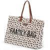 CHILDHOME Bolso de pa&ntilde;ales Family Bag lona leopardo