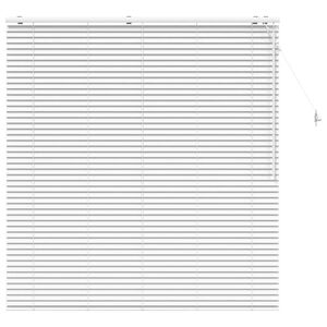 vidaXL Persiana veneciana Blanco 160 x 160 cm 35 mm