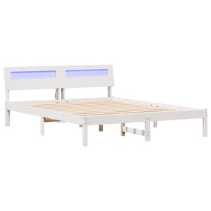 vidaXL Estructura de cama 140 x 200 cm Madera de pino macizo