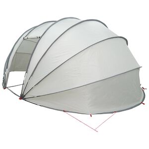 vidaXL Tienda de piscina tipo c&uacute;pula 538 x 440 x 204 cm Gris