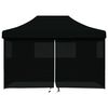 vidaXL Carpa de Fiesta Negro 279 x 410 x 315 cm Tela Oxford