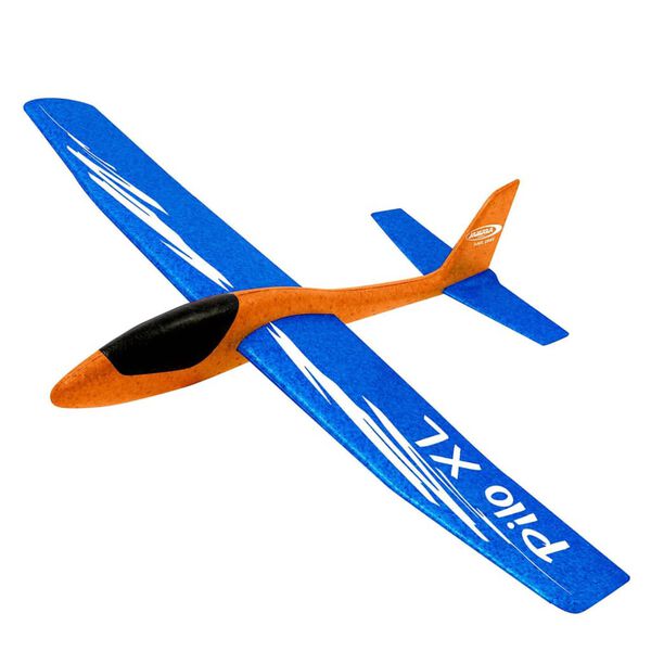 JAMARA Avi&oacute;n planeador de jueguete Pilo XL espuma azul y naranja