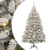 vidaXL &Aacute;rbol de Navidad artificial 180 cm 300 LED Blanco C&aacute;lido