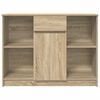 vidaXL Aparador con caj&oacute;n roble Sonoma 101x35x76 cm madera ingenier&iacute;a