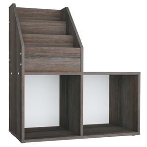 vidaXL Revistero de ni&ntilde;os madera ingenier&iacute;a gris y Sonoma 71x30x78,5cm