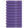 vidaXL Toallas de sauna FROGN 10 uds morado 80x200 cm 360 g/m²