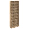 vidaXL Cabinet para CDs Roble artisan 65 x 23,5 x 175 cm