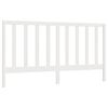 vidaXL Cabecero de cama madera maciza de pino blanco 206x4x100 cm