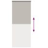 vidaXL Estor enrollable para ducha casete tela 110x240 cm ancho 106 cm