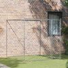 vidaXL Jaula para perro Plateado 200 x 200 x 200 cm Acero Galvanizado