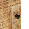 vidaXL Armario de baño de pared madera maciza de mango 38x33x48 cm