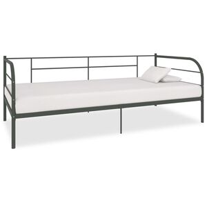 vidaXL Estructura de cama sin colch&oacute;n metal blanco 90x200 cm