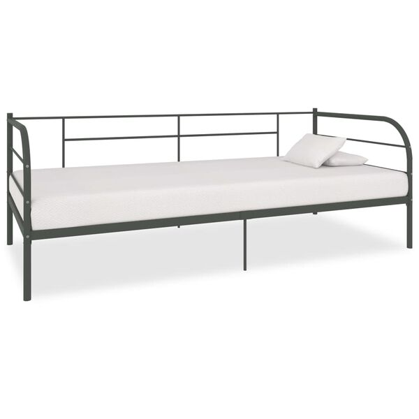 vidaXL Estructura de cama sin colch&oacute;n metal blanco 90x200 cm