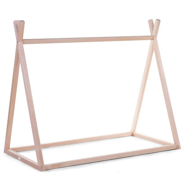 CHILDHOME Estructura de cama en forma de tipi madera natural 70x140 cm