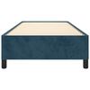 vidaXL Estructura de cama sin colch&oacute;n terciopelo azul oscuro 100x200cm
