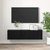 vidaXL Conjunto de mueble de TV 2 pcs Negro 60 x 30 x 30 cm