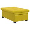vidaXL Sof&aacute; cama Amarillo 194 x 67 x 82 cm Terciopelo