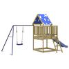 vidaXL Parque infantil de exterior madera de pino impregnada