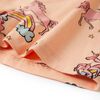 Pijama infantil de manga corta naranja claro 92