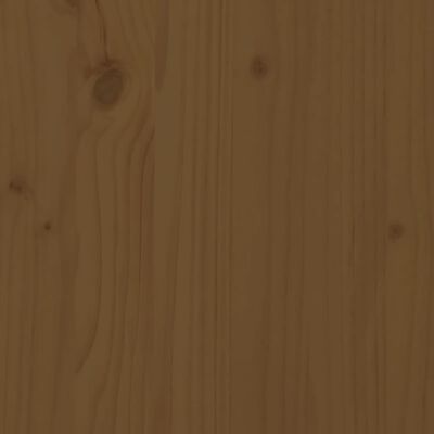 vidaXL Cama personas mayores madera maciza pino marrón miel 200x200 cm