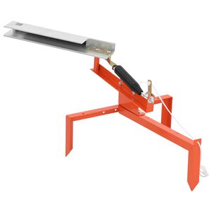 vidaXL Lanzador de platos de acero