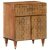 vidaXL Mesita de noche madera maciza de mango 50x33x60 cm