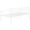 vidaXL Estructura de sofá cama sin colchón metal blanco 90x200 cm