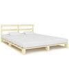 vidaXL Estructura cama palets sin colch&oacute;n madera maciza pino 180x200cm