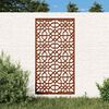 vidaXL Adorno de pared de jard&iacute;n acero corten dise&ntilde;o morisco 105x55 cm